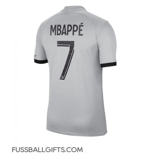 Paris Saint-Germain Kylian Mbappe #7 Fußballbekleidung Auswärtstrikot 2022-23 Kurzarm